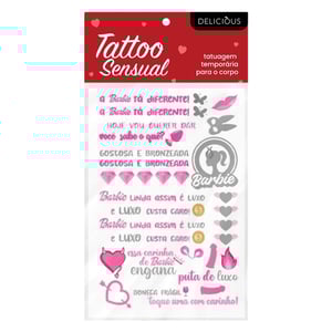 TATTOO FRASES OUSADAS| BARBIE SENSUAL