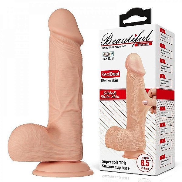 PÊNIS REALÍSTICO | 21,8 X 4,6 cm