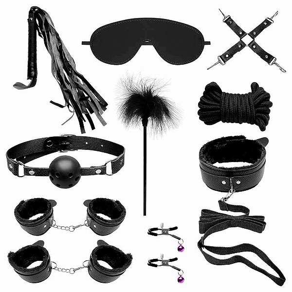 KIT SADO LUXUOSO PRETO