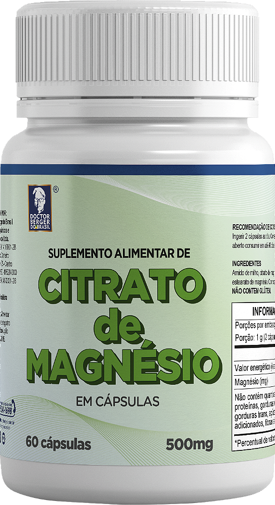 CITRATO DE MAGNÉSIO 500mg