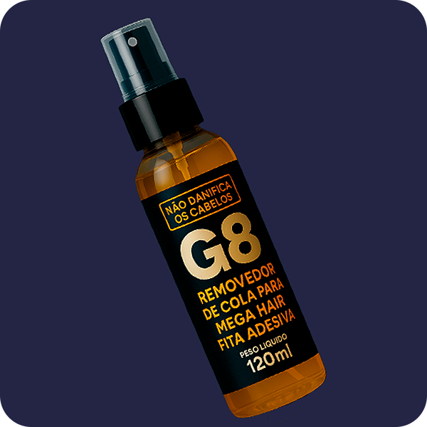 Removedor Megahair Fita Adesiva G8 Com 120ml