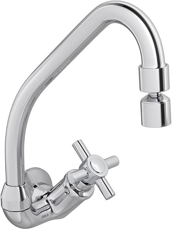 TORNEIRA DE PAREDE PARA COZINHA COM BICA MÓVEL IZY DECA