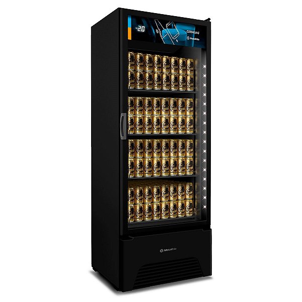 Cervejeira Expositor 576 Litros VN50AH Optima All Black Metalfrio