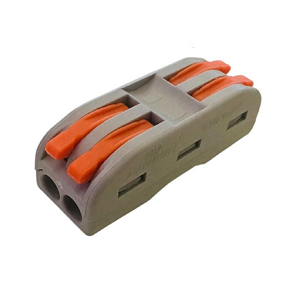 Conector Elétrico Emenda Rápida Pressão 2 vias  - Mod.222