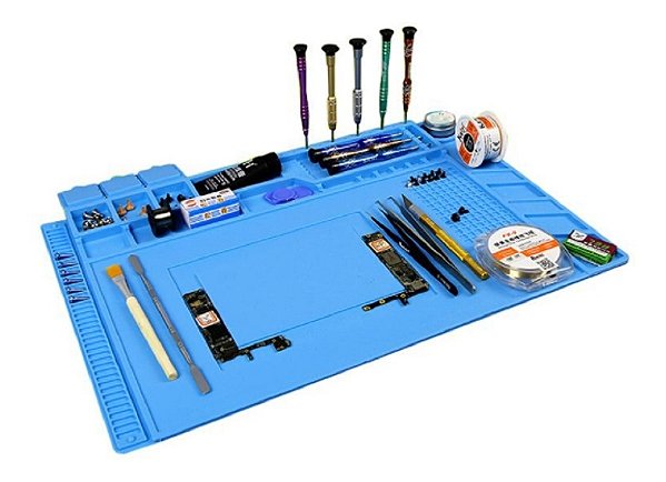 Manta Magnética  Antiestática Tapete De Bancada Azul S-160