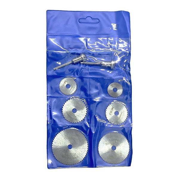 Kit 08 Pçs Disco Serra Circular Madeira Para Micro Retifica