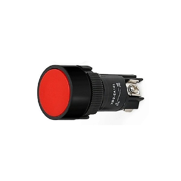 Botao Botoeira Pulsador Monobloco 1NA 22mm XB2EA142 Vermelho