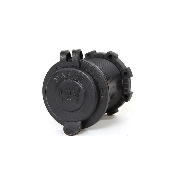 Tomada Náutica Marinizada 12v Tipo Acendedor p/ Barco Lancha