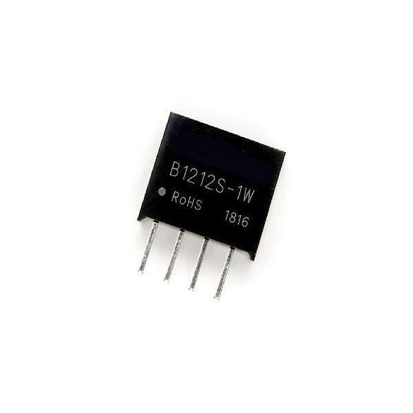Conversor Isolador Fonte 12v B1212s-1w B1212 B1212s Sip-4 Dc Isolador De Ruído