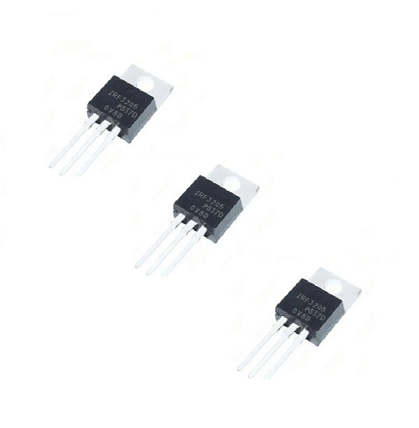 Kit 3 Transistor MOSFET IRF3205 PBF 55A 55V TO-220