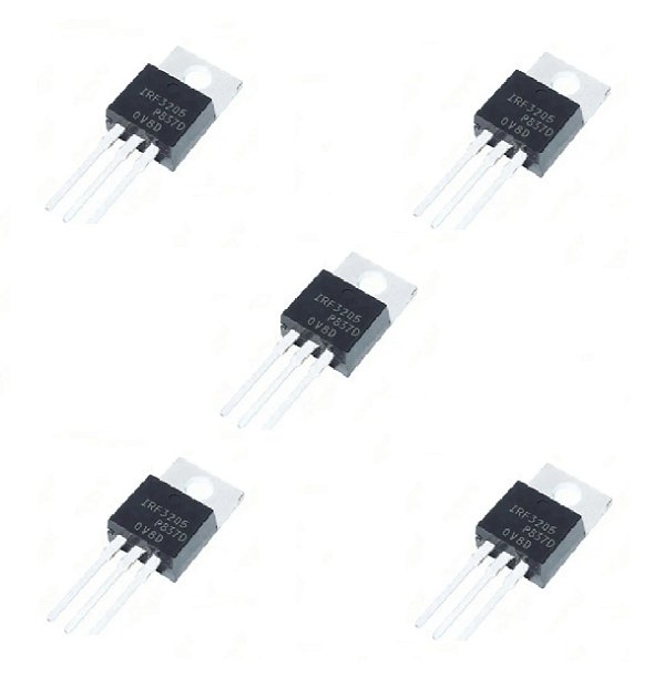 Kit 5 Transistor MOSFET IRF3205 PBF 55A 55V TO-220