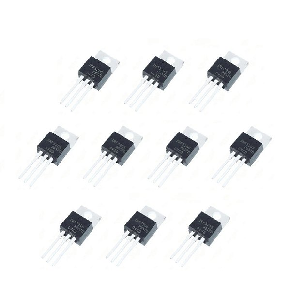 Kit 10 Transistor MOSFET IRF3205 PBF 55A 55V TO-220