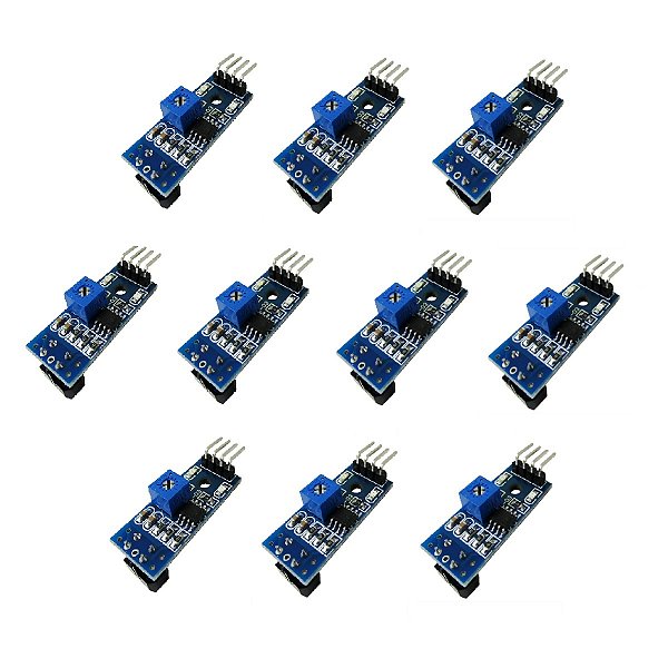 Kit 10 Módulo Sensor Infravermelho TCRT5000 Arduino LM393 5V