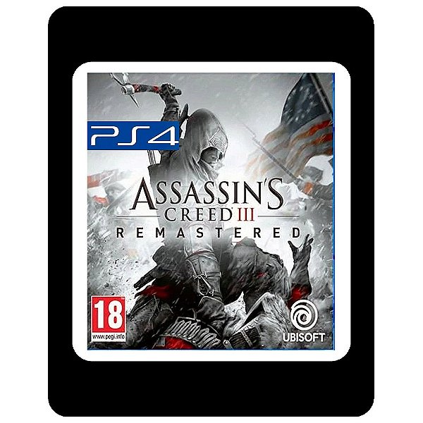 Assassin's Creed 3 III: Remastered PS4 Mídia Digital