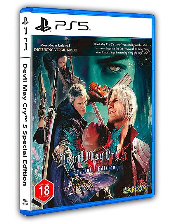 Devil May Cry 5 Special Edition Ps5 Mídia Digital