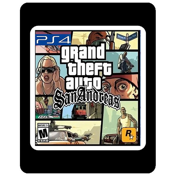 Grand Theft Auto San Andreas PS4 - Mídia Digital