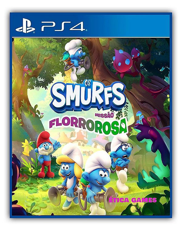 Os Smurfs Missão Florrorosa PS4 Mídia Digital