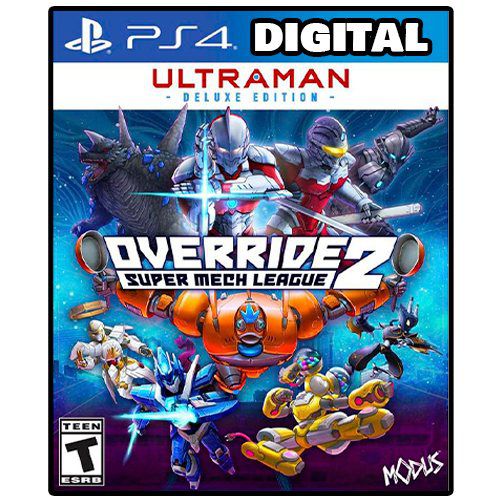 Override 2 Super Mech League - Ultraman Edition Ps4 - Ps5 - Mídia Digital