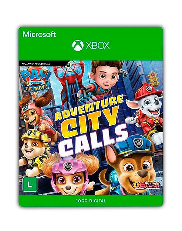 Patrulha Canina: O Filme A Cidade da Aventura está chamando Xbox One Mídia Digital