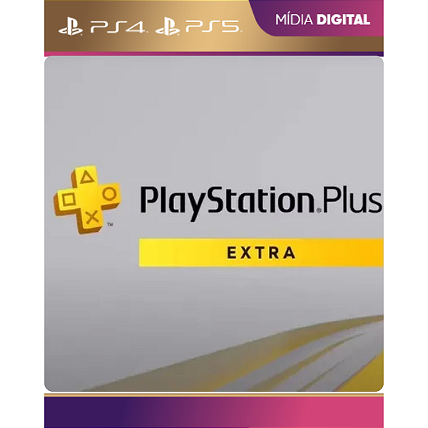 PlayStation Plus Extra 12 Meses PS4 - PS5 - Mídia Digital