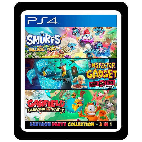 Cartoon Party Collection 3 in 1 PS4 Mídia Digital