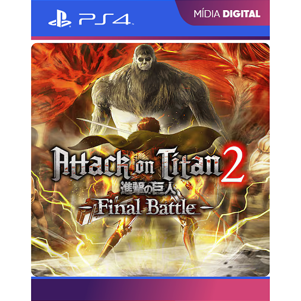 Attack On Titan 2 Final Battle PS4 Mídia Digital