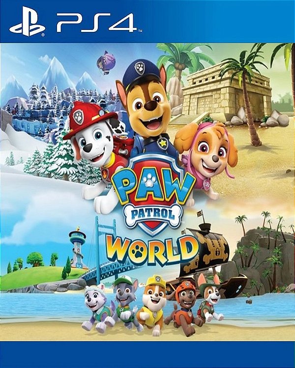 Mundo da PAW Patrol Patrulha Canina PS4 Mídia Digital