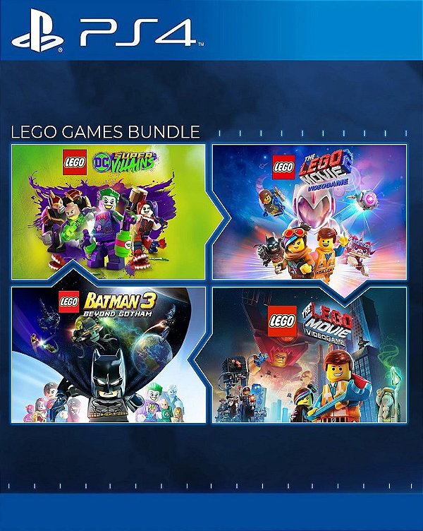 Conjunto de Jogos LEGO PS4 Mídia Digital