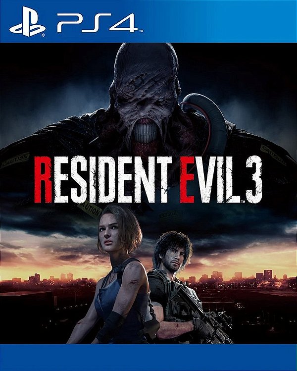 Resident Evil 3 Remake Jogo Online para PS4