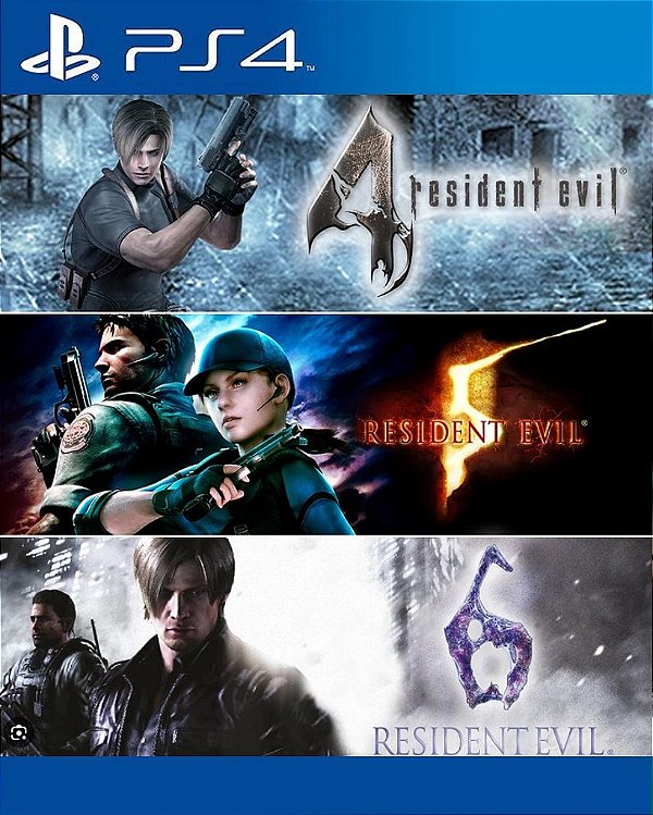 Resident Evil Pacote Triplo PS4 Mídia Digital