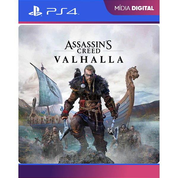 Assassins Creed Valhalla PS4 - Mídia Digital