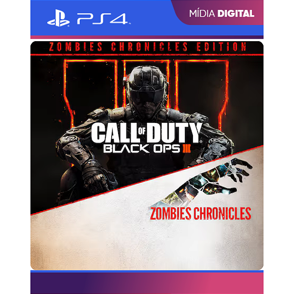 Call of Duty Black Ops 3 Zombies Chronicles PS4 - Mídia Digital