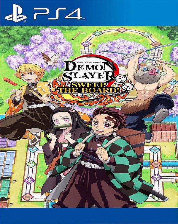 Demon Slayer Kimetsu no Yaiba Sweep the Board PS4 Mídia Digital