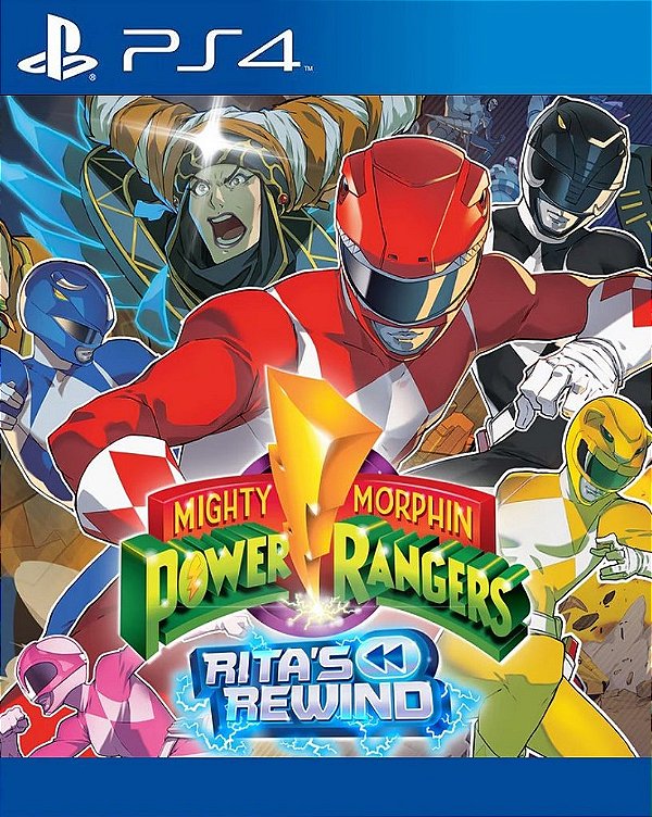 Mighty Morphin Power Rangers Ritas Rewind Jogo para PS4