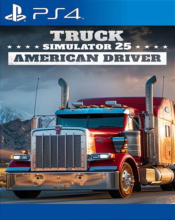 Truck Simulator 25 American Driver PS4 Mídia Digital