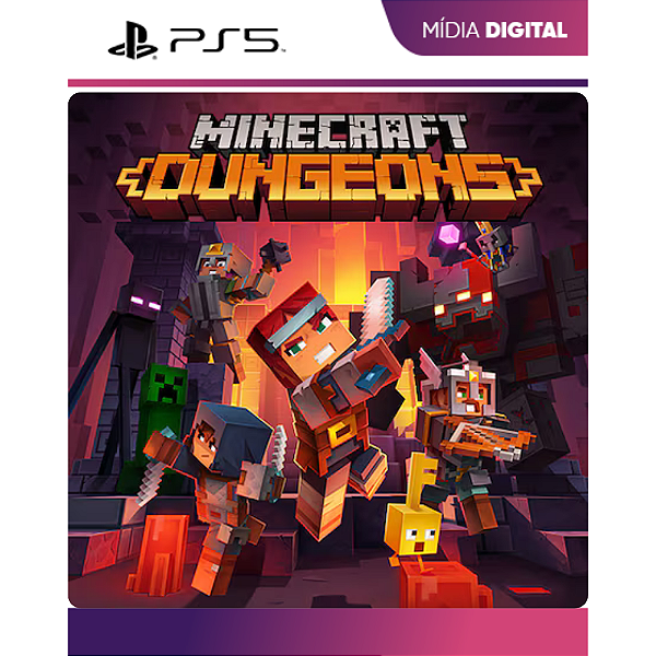 Minecraft Dungeons PS5 Mídia Digital