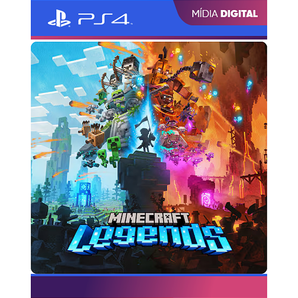 Minecraft Legends Ps4 Mídia Digital