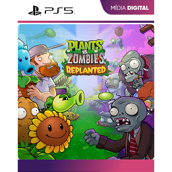 Plants vs. Zombies: Replanted PS5 - Mídia Digital