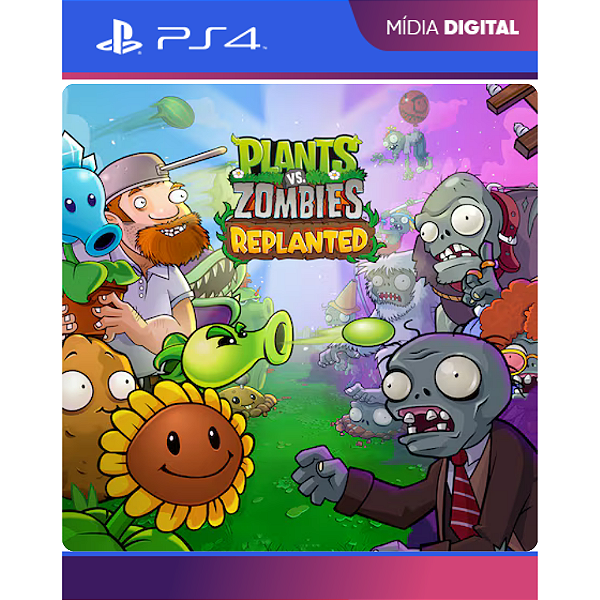 Plants vs. Zombies: Replanted PS4 - Mídia Digital