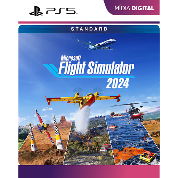 Microsoft Flight Simulator 2024 PS5 - Mídia Digital