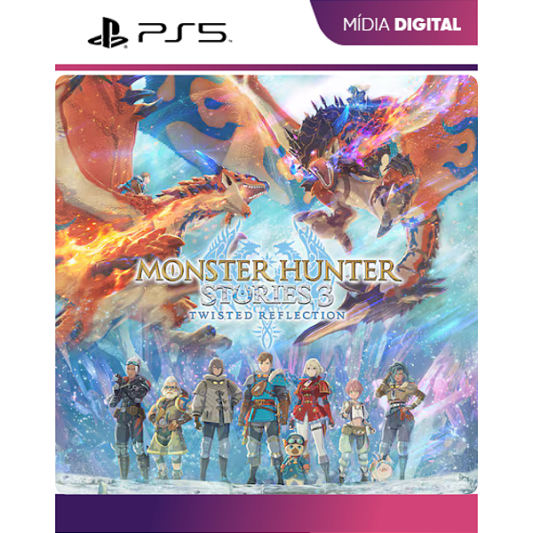 Monster Hunter Stories 3: Twisted Reflection PS5 - Mídia Digital