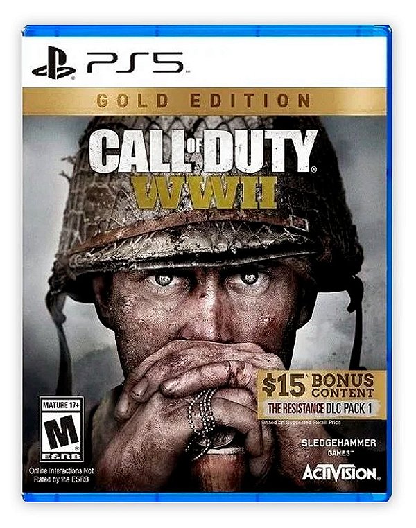 Call of Duty WW2 - Edição Ouro PS5 Mídia Digital
