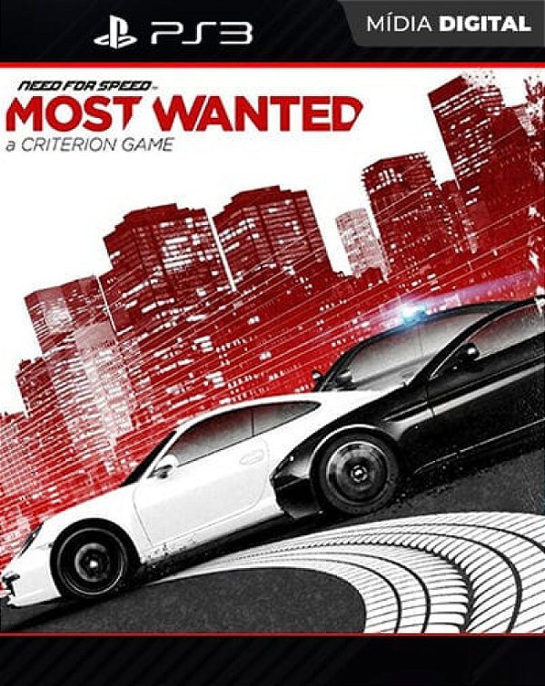 Need For Speed Most Wanted Playstation 3 Mídia Digital - Mídia Digital