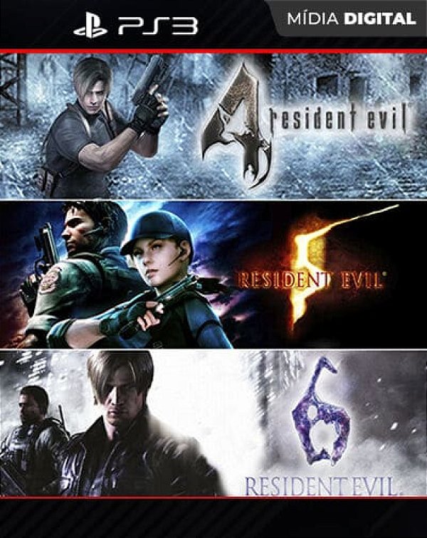 Resident Evil triple pack Playstation 3 Mídia Digital - Mídia Digital