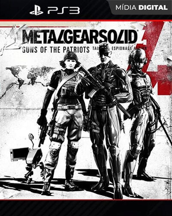 Metal Gear Solid 4: Guns of the Patriots Edition Playstation 3 Mídia Digital - Mídia Digital