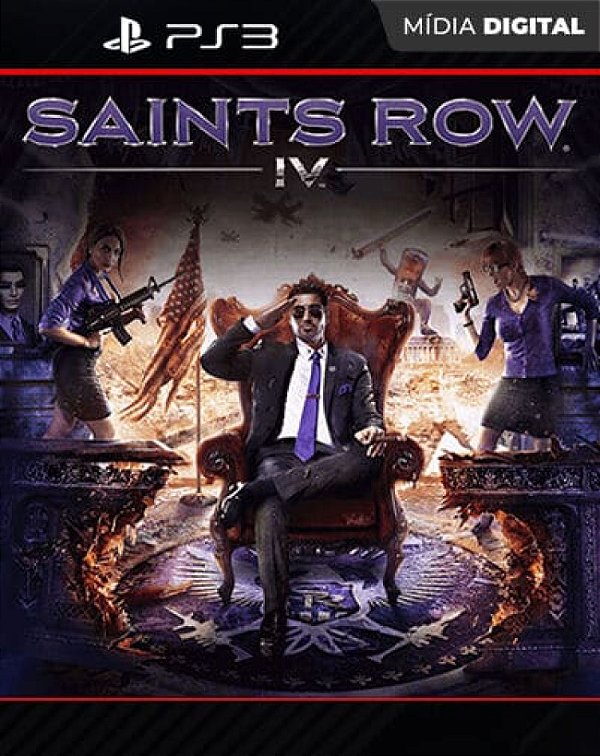 Saints Row IV Playstation 3 Mídia Digital - Mídia Digital