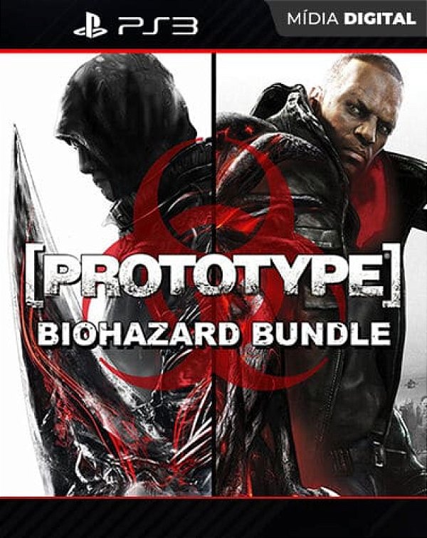 Prototype biohazard bundle Playstation 3 Mídia Digital - Mídia Digital