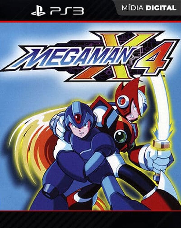 Mega man X4 (PS1 Classic) Playstation 3 Mídia Digital - Mídia Digital