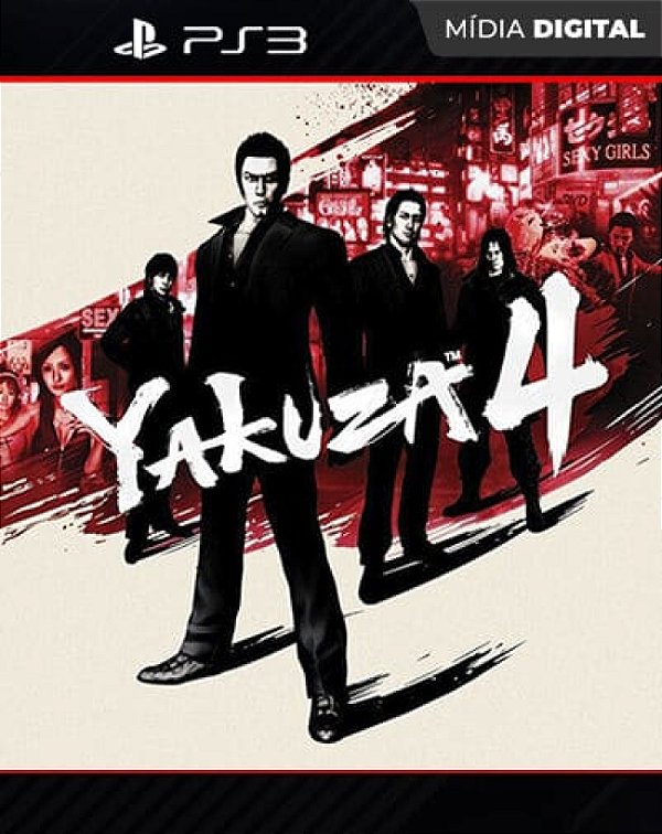 Yakuza 4 Playstation 3 Mídia Digital - Mídia Digital