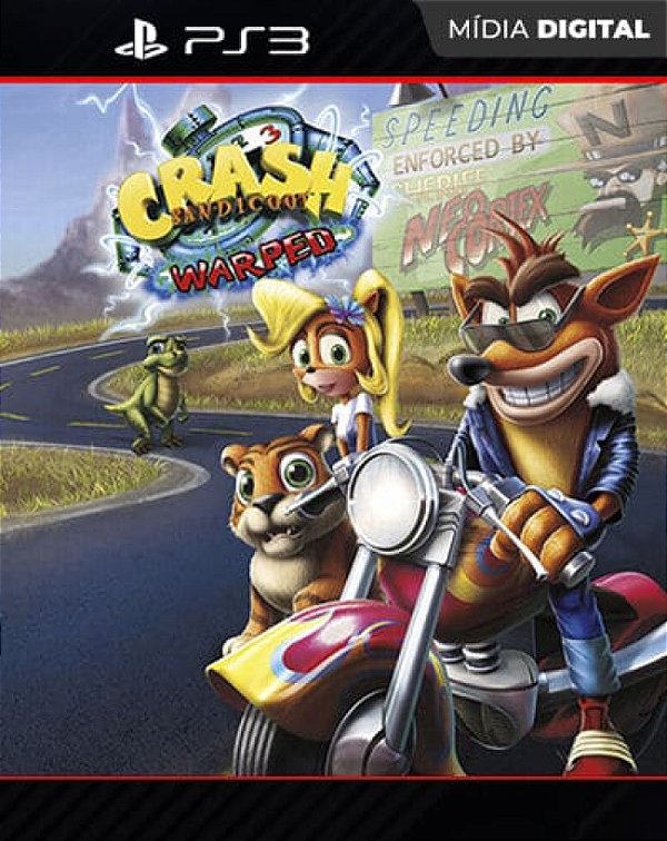Crash Bandicoot 3 ( PS1 Classic ) Playstation 3 Mídia Digital - Mídia Digital